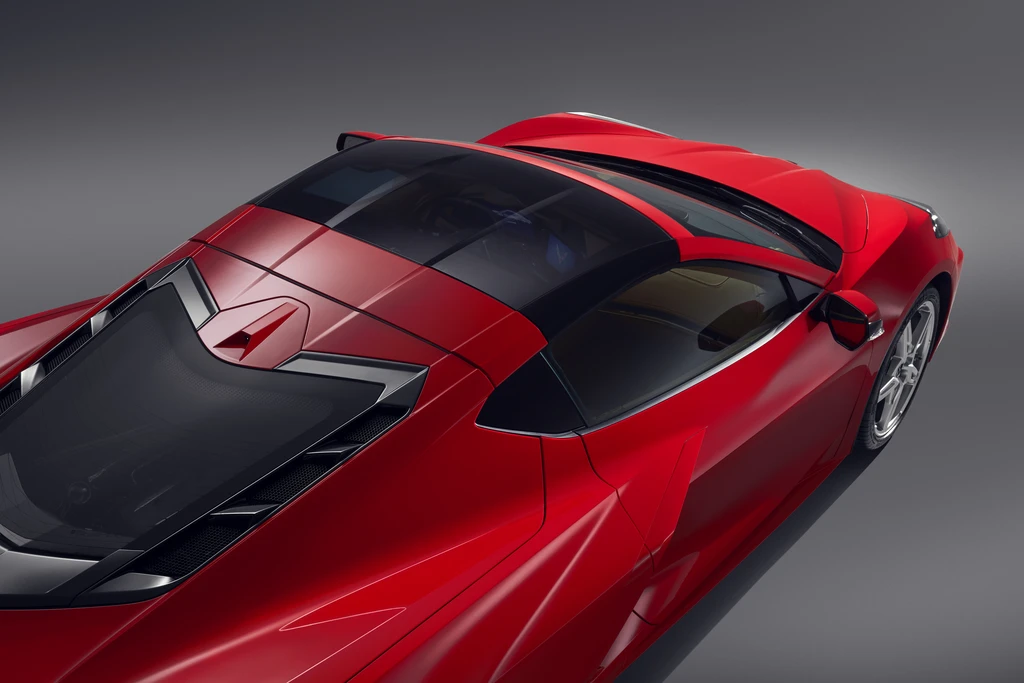 C8 Corvette Stingray Transparent Roof Panel, GM OEM Replacement with Fabric Headliner